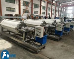 8m2 filter area Mechanical dewatering filter press equipment cotton cake filter press with high precision filtration