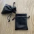 Import 8x10cm Black Deboss Custom Logo Necklace Earrings Jewelry packaging Pu Leather Pouch from China