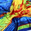 90*90cm large square scarf Van Gogh oil painting rain lane printing silk scarf female