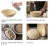 Import 9/10 inch smooth round Banneton Rattan Bread Proofing Basket with linner &amp; plastic dough scrape &amp; bread lame &amp; stencil from China