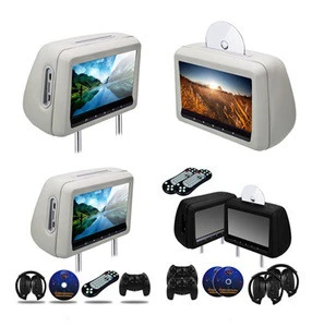 9inch factory price headrest car dvd player for all cars support mp3/mp4/mp5