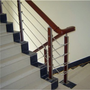 ABLinox OEM /ODM stainless steel indoor/outdoor wooden stair railing