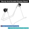 Adjustable White Plate Stand Easel Picture Frame Stand Foldable Tablet Iron Display Holder Stand for Displaying Photos Plates