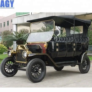 AGY factory price electric 5 seater classic vintage luxury Tourist Sightseeing Bus