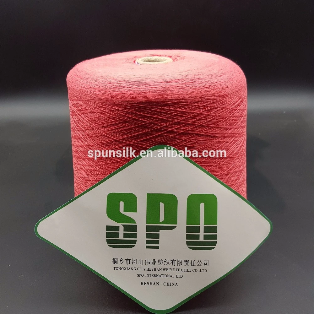 Air Splicer Wholesale 210Nm/2 Silk Spun Yarn,Raw White Yarn High Counts For Silk Mohair Women Dress And Arabic Man Suit,From SPO