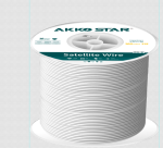 AKKOSTAR 100Y  RG6 HD satellite cable  TV antenna  Coaxial cable