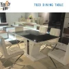  Website Hot Sale Tempered Glass Dining Table