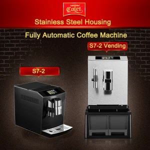 All in one stainless steel commercial  bean to cup coffee vending machine