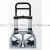 Import Aluminium Foldable Portable Folding Collapsible Push Truck Hand Trolley Two Wheel Luggage Hand Cart and Dolly 200Kg Ideal for Ho from China