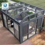 aluminum alloy frame sunroom winter garden 4 season sunroom glass house glass room hotel  glass house