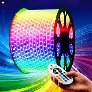 amazon best seller 230V 50HZ dimmable AC plug remote control 11W IP67 flexible led strips lighting