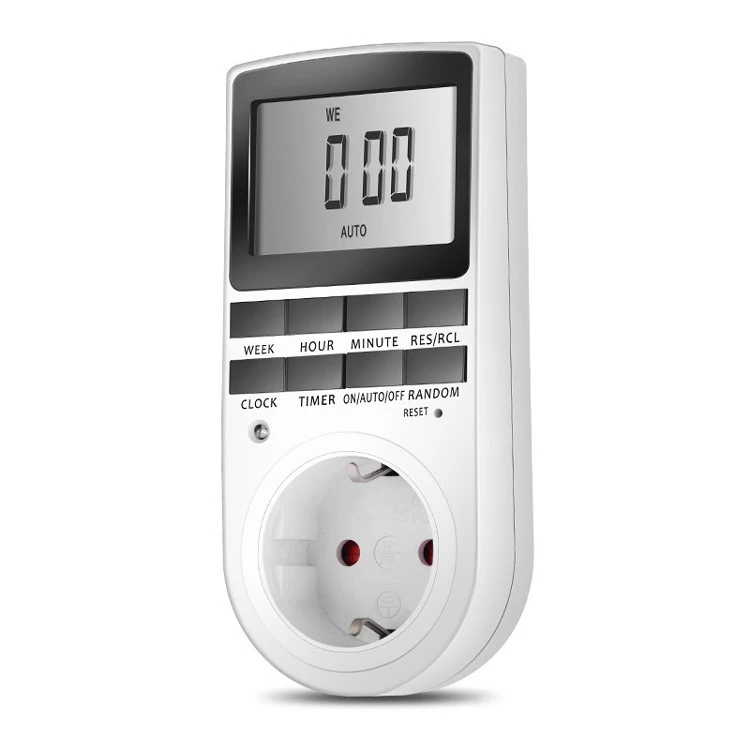 Amazon Ebay hot sale factory price Digital timer socket timer switch with 10 configurable weekly switching programmes
