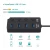 Import Amazon Hot Individual Power Switch Data Hub Splitter 4 Port USB Hub 3.0 with Power Adapter from China