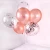Import Amazon Hot Selling Rose Gold Balloons Set Birthday Confetti Balloons Star Heart Foil Balloon Rose Gold Party Decorations from China
