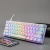 Import Amazon hotsale pbt keycaps MK21 ergonomic slim 61keys wired 60%Type C mechanical gaming keyboard from China