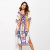 Amazon New oversize print dress for women print dress robe de soiree
