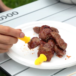 Amazon Stainless Steel Corn Roast Needle Barbecue Sign Barbecue Tools Accessories Travel Outdoor Camping Barbecue Fruit Fork