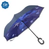 Amazon TOP 10 Suppliers Double Layer Windproof Reverse Car Umbrella