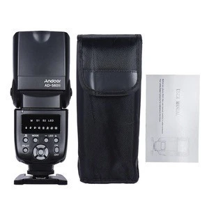 Andoer AD-56 Universal Flash Speedlite On-camera Flash GN50 w/ Adjustable LED Fill Light for Canon Nikon Olympus Pentax D4001