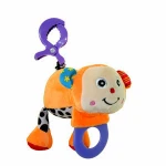Animal Handbells Musical Developmental Toy Bed Bells Kids Baby Soft Toys Rattle