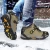 Anti slip 10 studs ice gripper snow crampons over shoes