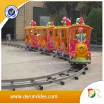 Antique Train amusement park equipment hot sale happy railway train amusement park trains for sale