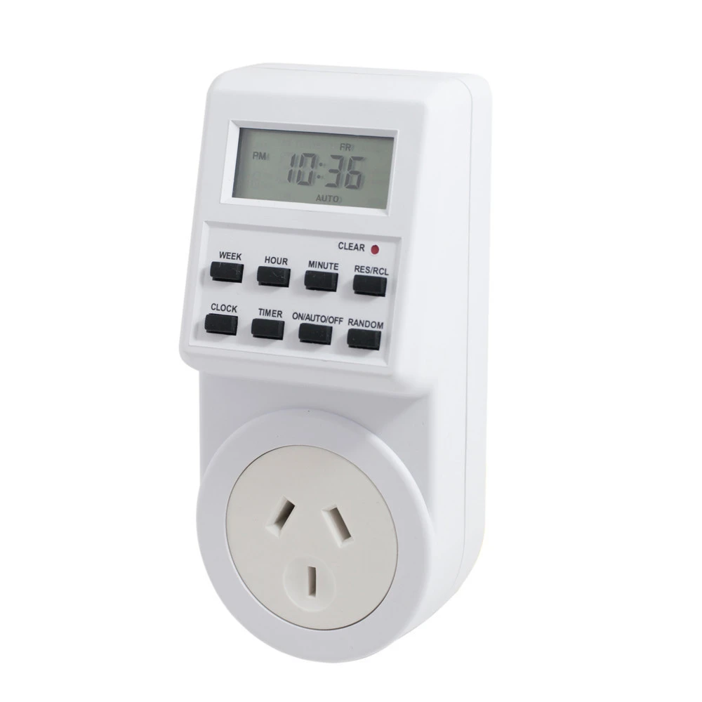 Australia Digital Countdown Timer Switch Plug Socket Outlet Receptacle