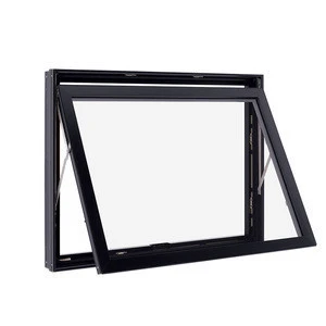 Australian Single Black Color Awning Aluminum Profile Window