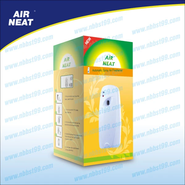Automatic air freshener dispenser with aerosol spray kits