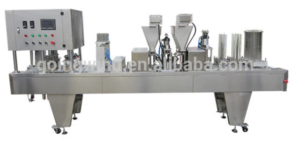 Automatic coffee capsule packing machine auto coffee powder cup filling packaging machinery cheap price for sale