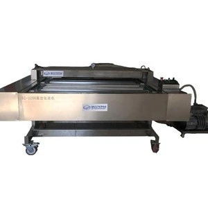 automatic continuous transmission belt type vacuum packing machine for meat fish snack