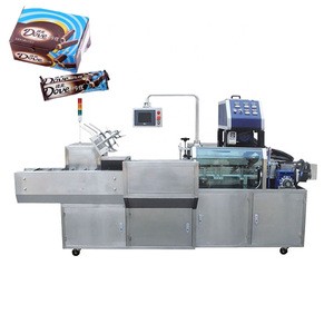Automatic cookie biscuit food stuff carton box packing packaging machine for production line