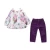 Import B11274A factory wholesale baby girl 2 pcs summer chiffon shorts set girls clothing sets from China