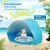 Import Baby Beach Tent Uv-protecting Sunshelter With A Pool Baby Kids Beach Tent Pop Up Portable Shade Pool UV Protection Sun Shelter from China
