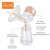 Import baby feeding supplies silicone automatic electric massage breast milk pump from China