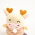 Import Baby Soft Toy Rattle Cow Teether Embroidered Soft Plush Ring Rattle Toy for Over 0 Months from China