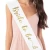 Import Bachelorette Party Sash for Hen Party Wedding Bridal Shower Gold Letter Bride to Be Sash from China