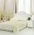 Import Beautiful 100% Polyester Velvet Bed Cover Set with 200GSM Filling Lace Wedding Bed Skirt Bedspread On Bed from China