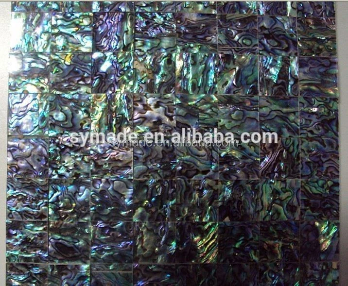 beautiful shining Paua Seashell Laminates Sheets green abalone shell self-adhesive veneer sheet