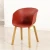 Import Best price modern design household furniture armchair cheap dining chair with metal transfer legs from China