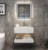 best selling bathroom furniture set modern design wall mounted Artificial marble bathroom cabinet vanity