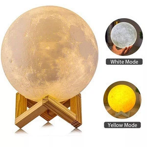 Best Selling Bedside Lampara Luna 3D Moon Night Light