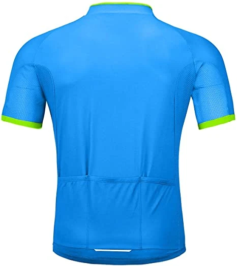 best selling summer custom logo 100% polyester quick dry breathable men short sleeve cycling jersey