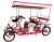 Import Best tourist 4 seaters tandem bike for big whole family/Good enjoyable happy time with surrey bicycle from China