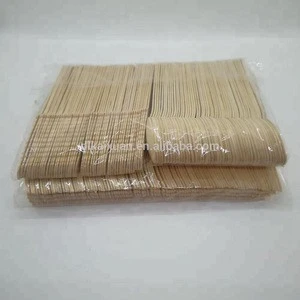 Biodegradable disposable wooden cutlery knife fork spoon
