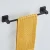 Import black stainless steel high quality square Bathroom towel rack  4 Pieces set Bathroom towel bar set from China
