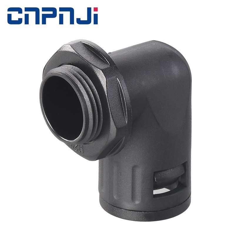 Black wholesale 90 Degree Elbow Fitting Union Connector for electrical conduit