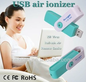 Blow-out sell Novel USB gadgets (USB Air Purifier with High Density Anion Output)