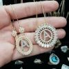 Brazil Wholesale Fashion Custom Women Gold Jewelry Necklace Initial Copper Pendant Necklace