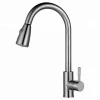 Brushed Nickel SUS304 Stainless Steel Kitchen Faucet Flexible Pull Down With Low MOQ